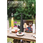 Espanta Mosca X2 Ventilador Para Mesa Casa Jardin Asados