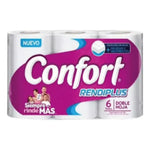 Papel Higiénico Confort - Rendiplus - 6 Rollos X 20 Mt