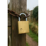 Candado De Seguridad 50mm Exterior Resistente 3 Llaves