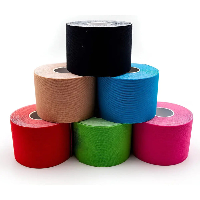 Pack 6 Kinesio Tape Cinta Kinesiologica Kinesiotape 5 X 5 Cm Varios