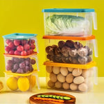 Caja Organizadora Para Refrigerador Con Tapa Y Mango Color