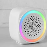 Maquina Cubo Ruido Blanco Con Luz Para Relajar Recargable Blanco