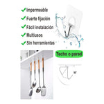 Ganchos De Pared Autoadhesivo Multiuso Colgador 6 Piezas Transparente