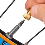 Pack X2 Adaptador Válvula Francesa Auto Schrader  Bicicleta Valvula Francesa Presta A Auto Schrader