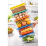Caja Organizadora Para Refrigerador Con Tapa Y Mango Color