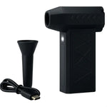 Mini Secador De Aire Turbo Jet De Velocidad Recargable Negro