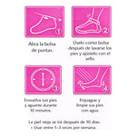 4 Par Mascara Renovadora Regeneradora Para Pies Con Colageno