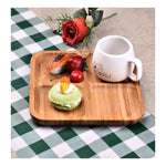 X3 Tabla  Para Servir Aperitivos Y Picoteo Bambú Picnic
