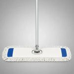 Mopa Algodón 60 Cm Con Mango + Repuesto Eficiencia Absorción Blanca