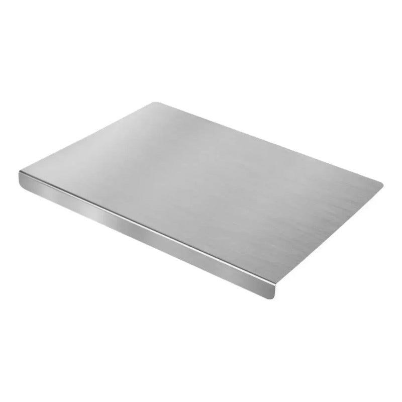 Tabla Acero Inoxidable 304 Antideslizante 40x30 Cm Lisa Plateado