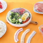Gorro Envoltura De Plástico Para Alimentos Elástico 100pcs