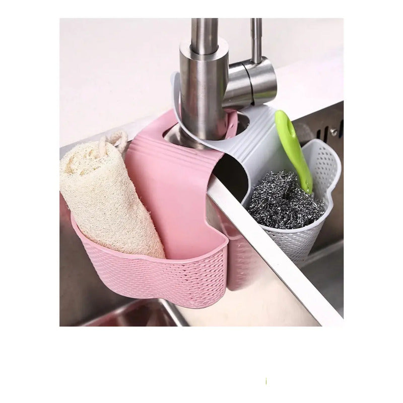 Porta Esponja Escurridor Organizador De Lavaplatos Cocina