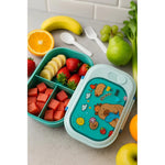 Lonchera Taper Hérmetico  + Cubiertos Infantil Capibara