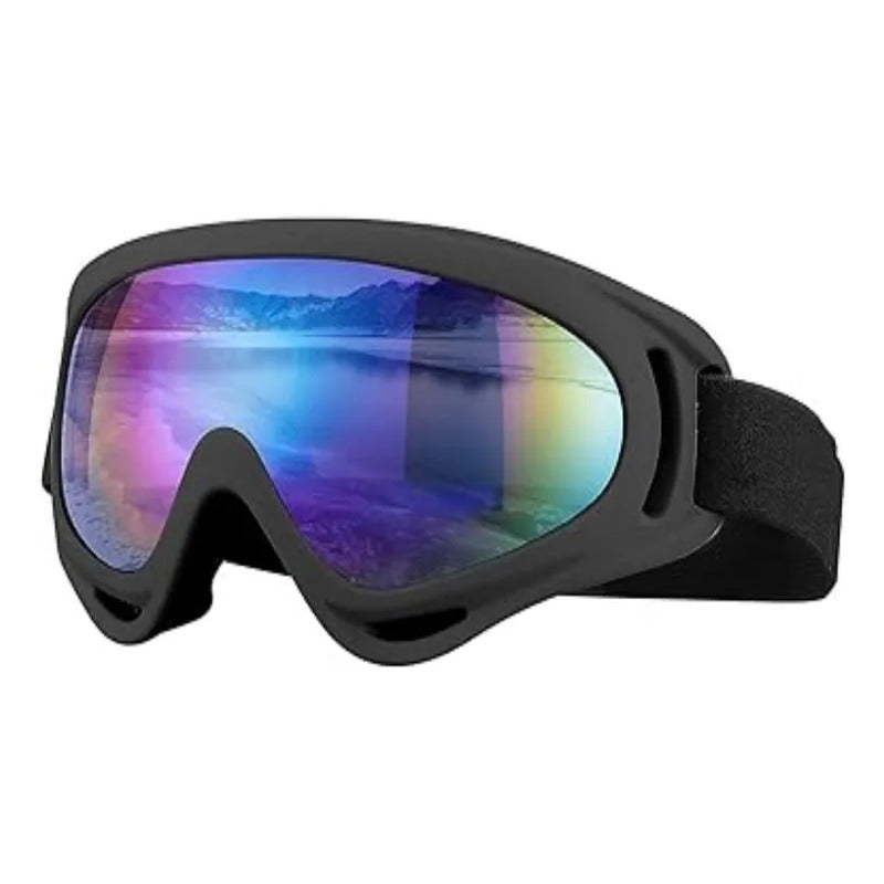 Antiparra De Nieve Lentes Para Ski Y Snowboard Gafas Esquiar Negro Tornasol