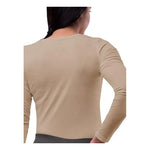 Pack 2 Camisa Polera De Mujer Manga Larga  Fibra De Bambú