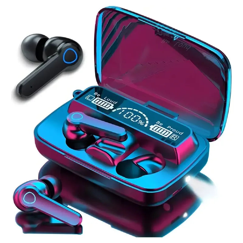 Audífono Inalámbrico Bluetooh M19 Gamers Manos Libres Black Color Negro
