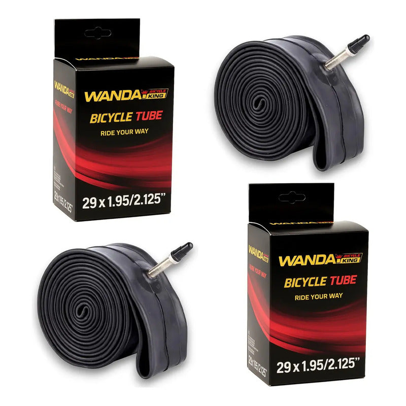 Pack 2 Camaras Aro 29 X 1.95/2.125 Valvula Francesa Presta