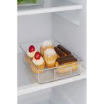 Caja Organizadora Refrigerador Sin Tapa Contenedor  Acrílico Transparente