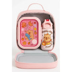Set Lonchera Taper + Botella Para Jugo Colacion Infantil