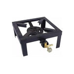 Cocinilla A Gas Camping 1 Plato Color Negro Acero Portatil