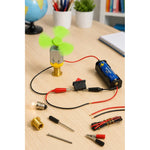 Kit Experimento Cientifico Luz Ventilador Circuito Elctrico