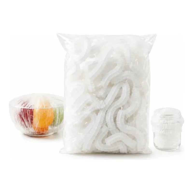 Envoltura De Plástico Para Alimentos Gorro Elastico 200 Pcs
