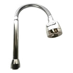 Llave Lavaplatos Monomando Cuello Flexible Giratorio Cocina