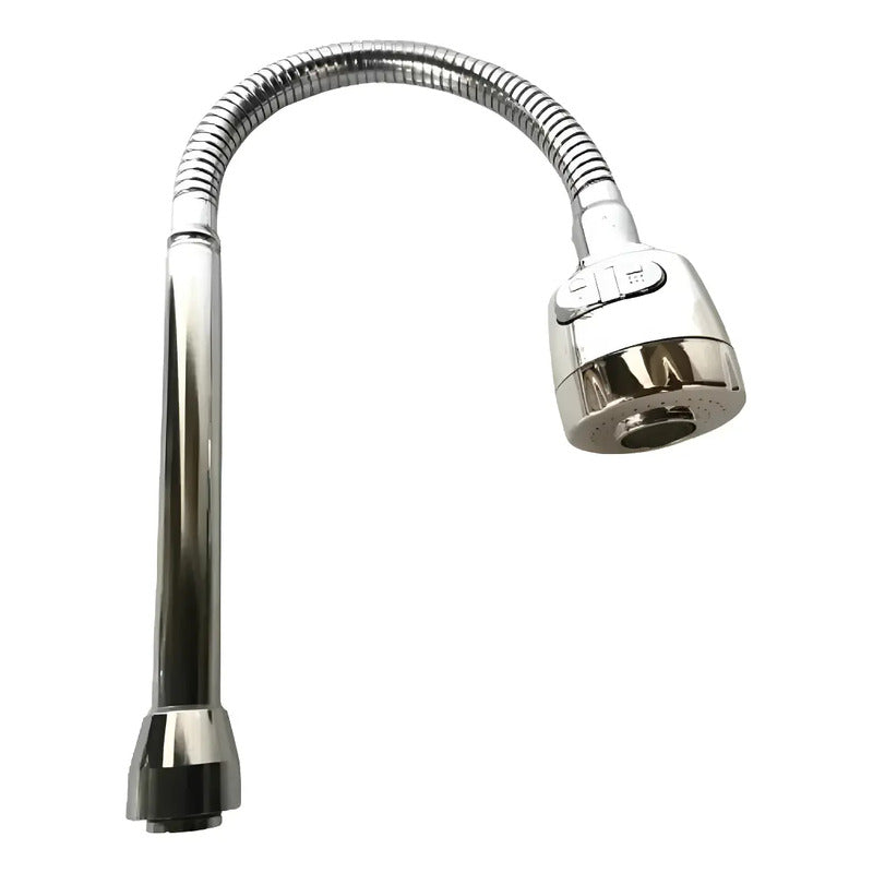Llave Lavaplatos Monomando Cuello Flexible Giratorio Cocina
