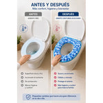 Cubre Asiento Funda Lavable Cálida Inodoro Taza Wc Baño
