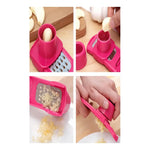 Mini Rallador De Ajo Jengibre Manual Triturador Fucsia X1