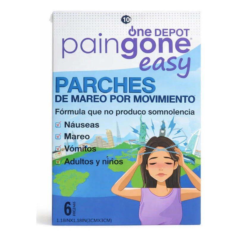 Parche Para Mareos Por El Movimiento Nauseas Vomitos