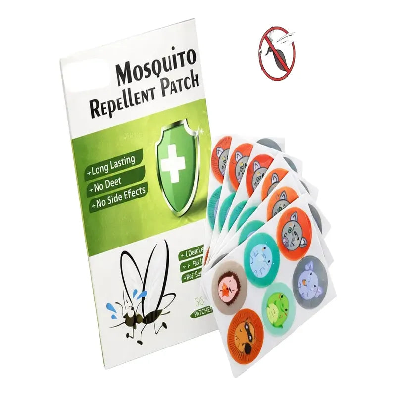 72 Parches Repelente Mosquitos Zancudos Aceites Naturales