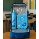 Set Lonchera Taper + Botella Para Jugo Colacion Infantil