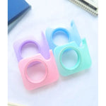 Porta Scotch Dispensador De Cinta Adhesiva Escritorio Lila