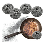 Set 4 Fibras Metálicas Espirales Para Lavar Trastes Cocina