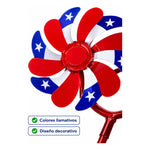 Remolino Decorativo Bandera Chile Para Fiestas Patrias Flor