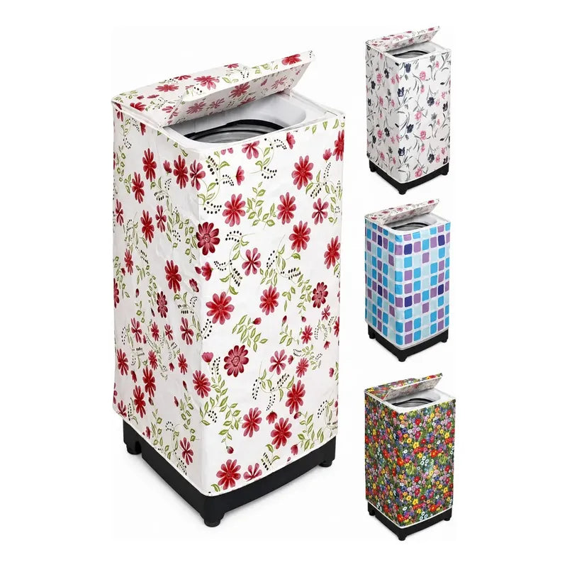 Funda De Lavadora Impermeable Cubre Lavadora Carga Superior Diseños Varios