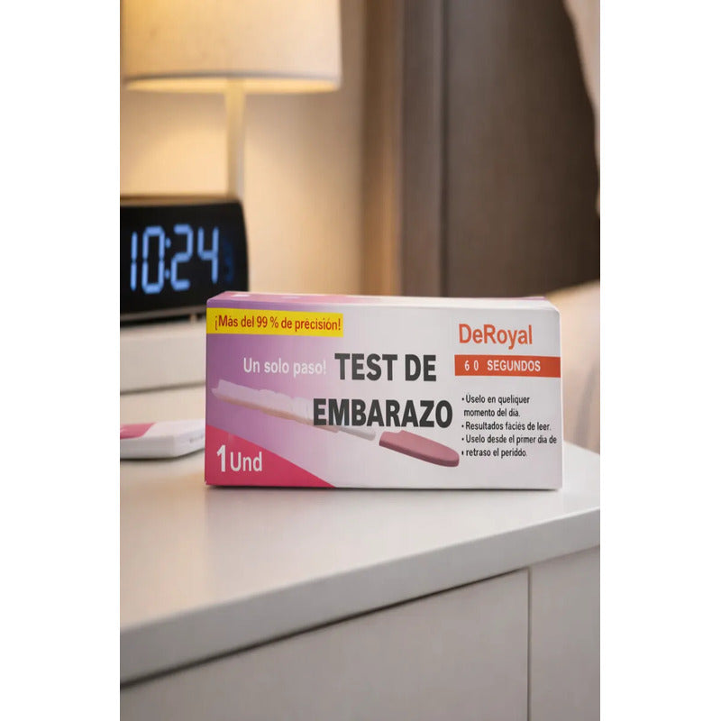 X1 Test De Embarazo Prueba Rapida Precesion 99% Facil Uso 6m