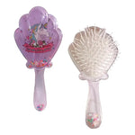 Cepillo Desenredante De Cabello Para Niñas Glitter Kawaii