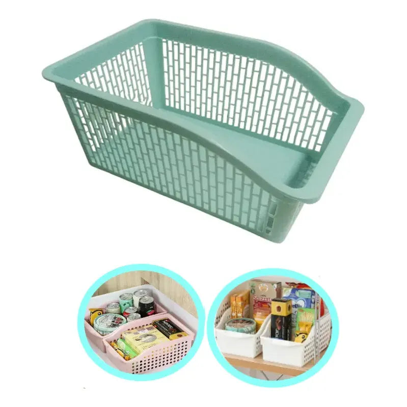 Cesta Canasto  Organizadora Multiuso Plástica Cocina Y Baño
