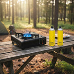 Cocinilla A Gas Regulador Camping Cocina Portátil + 2 Butano