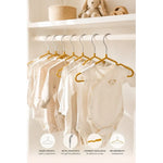 X30 Perchero Metalico Infantil Organizador Para Ropa Bebe Verde Musgo
