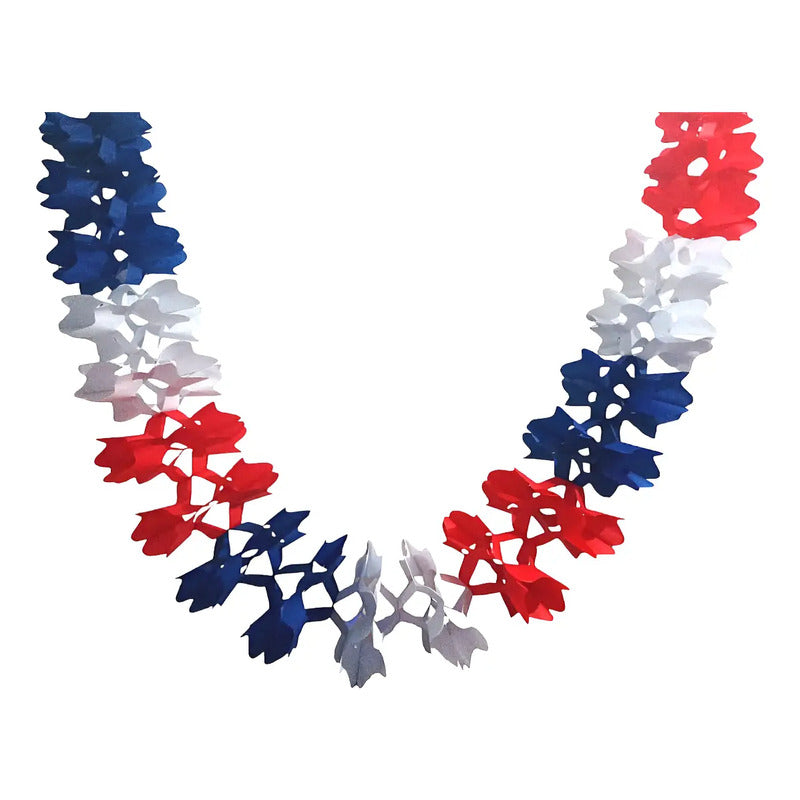 Guirnaldas Decorativas Para Festejar Fechas Patrias 3 Mts