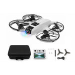 Drone Brushless Irm Con Cámara, Pantalla Lcd  Giro 360 Vuelo Gris