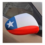 Cubre Espejos Para Auto Dieciochero Fechas Patrias Rojo