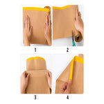 Rollo De Enmascarar Papel Kraf Protector/con Adhesivo 10x20m