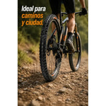 X2 Neumaticos +2 Camaras Bicicleta Aro 26x1.75 Mtb Plegable Caluga Normal