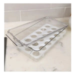 Organizador De Huevos Caja Para 18 Huevos Para Refrigerador  Transparente