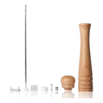 Salero De Madera Pimentero Molinillo Sal Especias 25 Cm