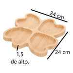 Tabla  Para Servir Aperitivos Y Picoteo Bambú Picnic